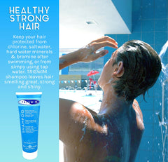 TRISWIM lime mango scent evokes tropical refreshment during post-swim routine