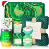 TRSILLE gift box cover in green signaling thoughtful self-care for loved ones