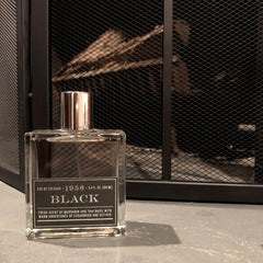 Tru Fragrance Beauty 1956 Collection Black cap design emphasizes premium, travel-friendly packaging.