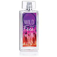Tru Western Wild and Free Amber Sundance bottle closeup, highlighting a hydrating fragrance for hair and skin