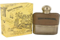 True Religion Men EDT bottle front showcases citrus-woody profile for daily confidence.