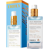 Truly Jelly Booster Pigment bottle shows lightweight formula for pigment correction on skin