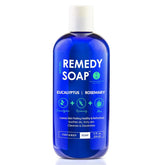 Truremedy Naturals eucalyptus-rosemary bottle for soothing cleansing and aromatherapy benefits.