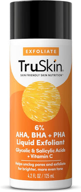 TruSkin BHA liquid exfoliant bottle for gentle skin refinement.