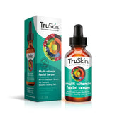 TruSkin serum bottle front showing a vitamin rich skincare option for daily use