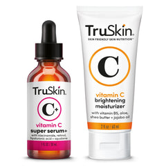 TruSkin Super C Duo serum bottle for smooth, hydrated skin.