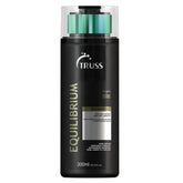 TRUSS Equilibrium scalp-cleanse image shows rich lather delivering oil control for a balanced scalp.