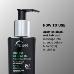 TRUSS Keratin Hair Treatment repairing damaged strands with keratin and amino acids