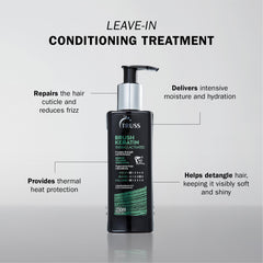 TRUSS Keratin Hair Treatment on wet hair for detangling and even distribution