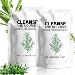 TRWLCFF Rosemary Amino Acid Shampoo bottle pour with refreshing aroma for a quick, uplifting cleanse.