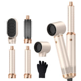 Trylater 5-in-1 hair dryer brush front view enables versatile styling in minutes.