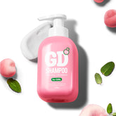 TS GD Shampoo bottle front highlights teen-friendly anti-dandruff formula for oily scalp.