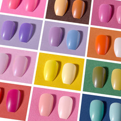 TsMADDTs nails with glue and tabs offer secure wear and quick style changes