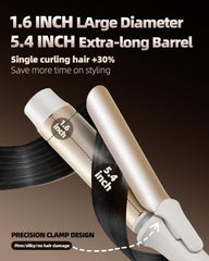 TSUYAGLA curling wand anti-static ceramic surface for frizz control
