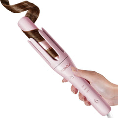 TSUYAGLA automatic curling iron with rotating barrel for quick curls