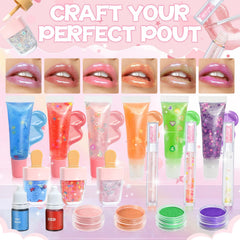 TSVATE mica powder colors for richer lip shades
