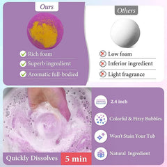 TTRWIN organic kids bath bombs are gentle on sensitive skin.