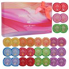 TTRWIN Shower Steamers unique scent selection highlights 15 aromas.