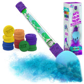 Tub Works Bath Color Brush paints water with vibrant colors for a playful bath.