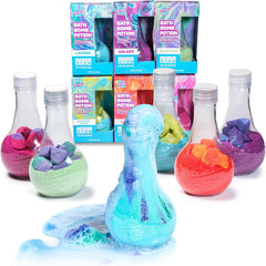 Tub Works Bath Bomb Potion Lagoon sparks colorful streams for imaginative bath play.
