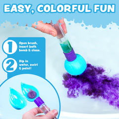 Tub Works six-color palette showcases bold hues for color-mixing learning.