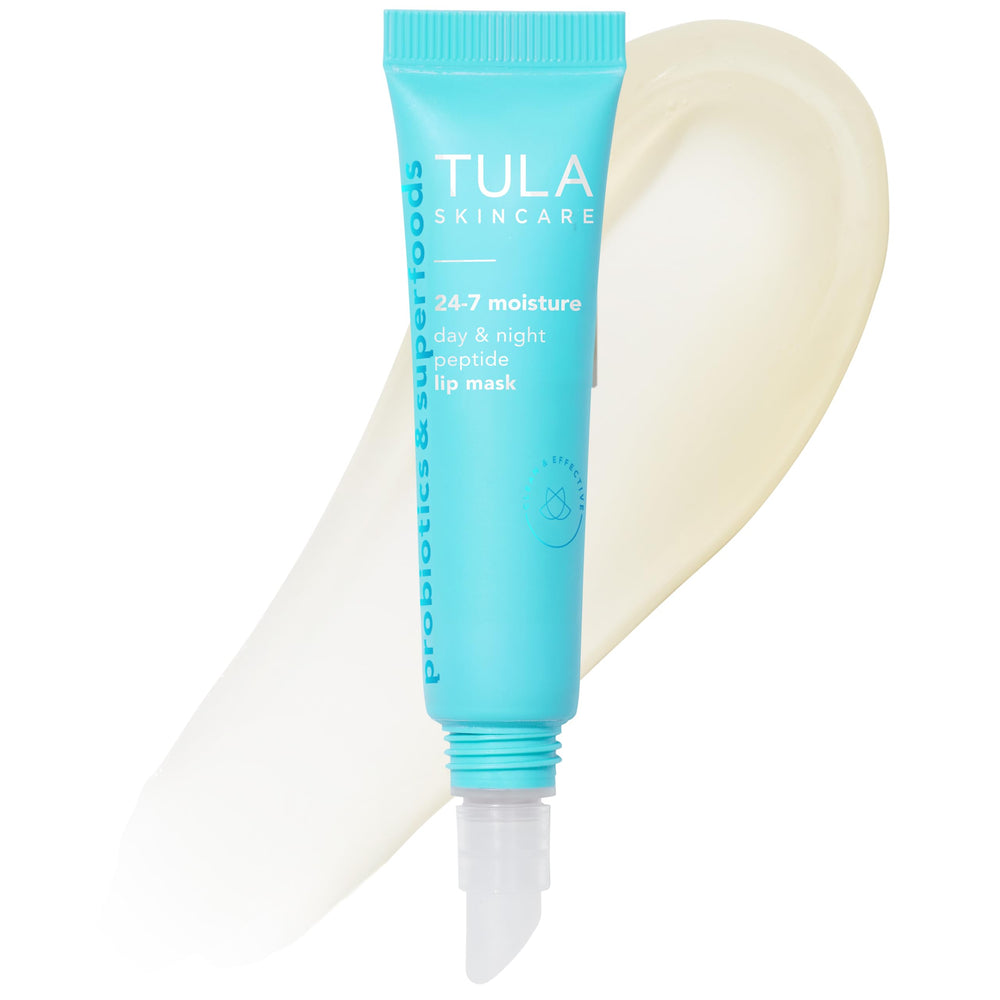 TULA 24-7 Moisture Lip Mask packaging-front reveals a clean, hydrating lip treatment.