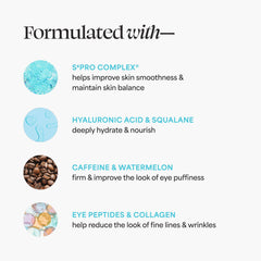 TULA 24-7 Power Swipe eye balm hydrates skin around the eye area