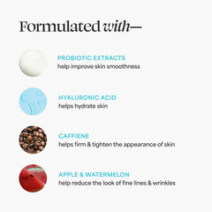TULA Glow & Get It Eye Balm applying near the under-eye area during routine.