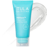 TULA H2O Oasis jar closeup showing deep hydration for tired skin