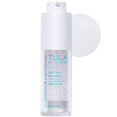 TULA Ultra Hydration serum bottle shows a sleek pump for lasting moisture
