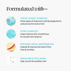 TULA Ultra Hydration serum encapsulated squalane pearls highlight nourishing release