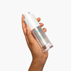TULA Ultra Hydration serum texture close-up reveals silky, cooling feel during application