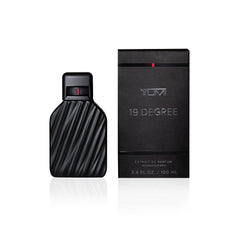 TUMI 19 Degree bottle-front view showing bold woody profile for confident daily wear
