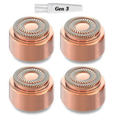 Tuokiy Gen3 replacement heads close-up show precision blades for smooth, long-lasting results.