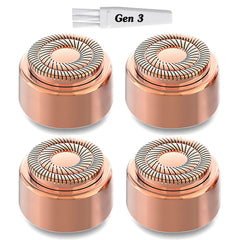 Tuokiy Gen3 replacement heads close-up show precision blades for smooth, long-lasting results.