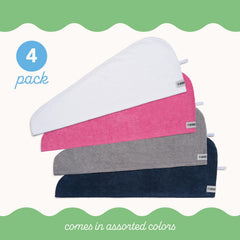 Turbie Twist microfiber close-up reveals absorbent fibers for faster drying.