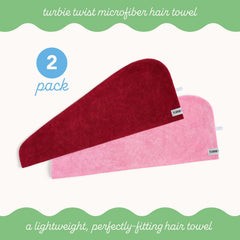 Turbie Twist microfiber texture close-up highlights high absorbency and quick drying.