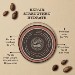 Tweak’d by Nature Restore dhatelo oil application shows deep conditioning touch