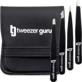 TWEEZER GURU pinzas-cejas-4-puntas para precisión y versatilidad.