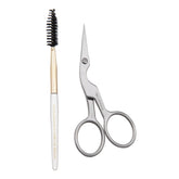 tweezerman brow shaping scissors italian stainless steel for precise trimming