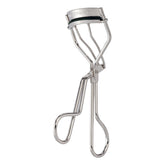 Tweezerman Classic Eyelash Curler closeup shows precise curl for a wide-awake look.