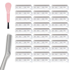 Tweezerman-compatible razor refills front view showing a 30-pack for extended grooming.