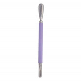 Tweezerman Dual Sided Pushy scoop end gently lifts cuticles for tidy nails.