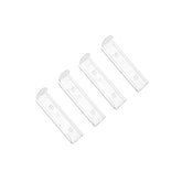Tweezerman facial razor blades pack-4-count showing replacement blades for precise peach fuzz removal.