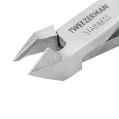 Tweezerman Great Grip Cuticle Nipper textured grips reduce slippage during trimming