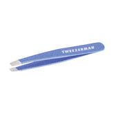 Tweezerman Mini Slant Tweezer Granite Sky angled tips for precise brow shaping