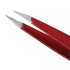 Tweezerman point tweezer brow shaping scene demonstrates precision for fine hair.