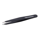 Tweezerman stainless steel slant tweezer 25-degree angle for precise brow shaping.