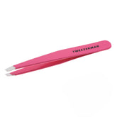 Tweezerman Stainless Steel Slant Tweezer closeup highlighting precision for flawless brows