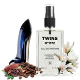 TWINS Impression Good Girl bottle with elegant design and long-lasting aroma for evenings.
